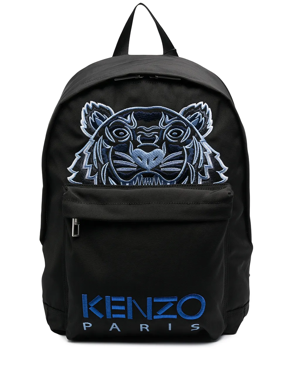 Shop Kenzo Tiger Logo print Backpack In Black