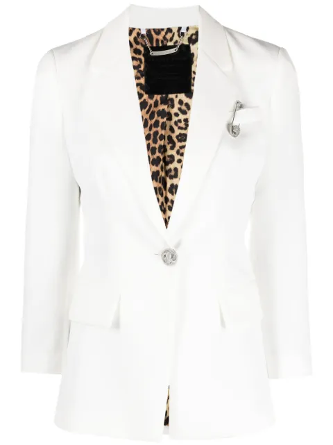 Philipp Plein 장식 핀 블레이저