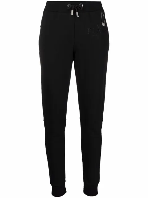 Philipp Plein embroidered-logo jogging trousers Women