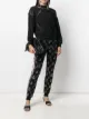 Image 2 of Philipp Plein crystal-embellished monogram logo track trousers