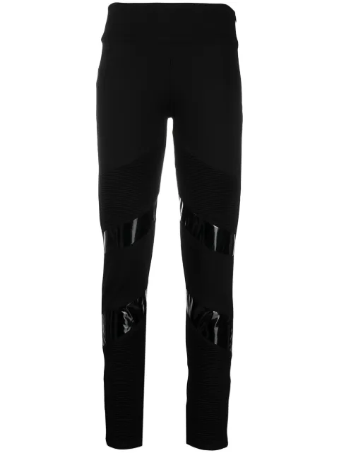 Philipp Plein Iconic biker jogging leggings 