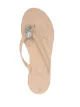 Philipp Plein crystal-skull leather flip-flops