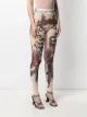 Philipp Plein tattoo-print semi-sheer leggings