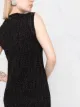 Philipp Plein metallic-threaded mesh dress