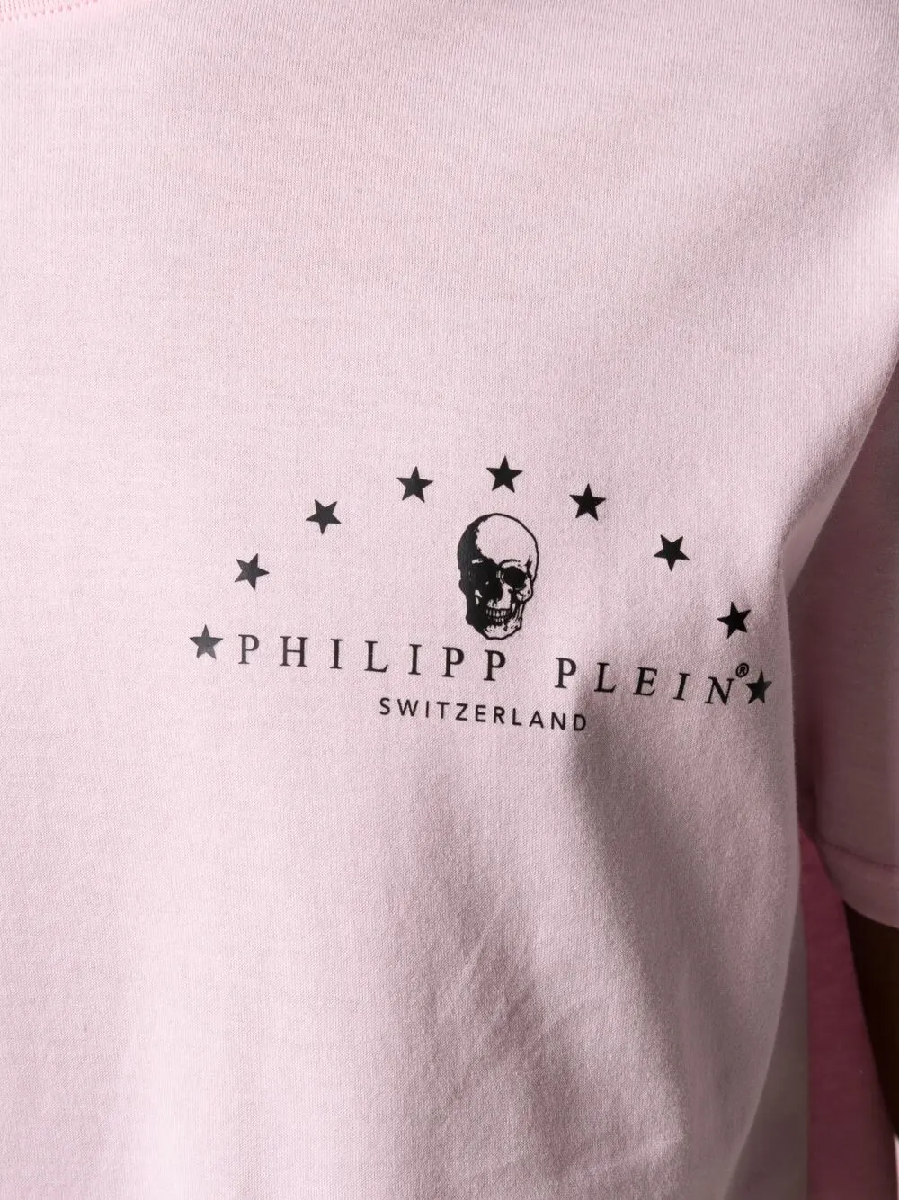 фото Philipp plein футболка с короткими рукавами и принтом skull