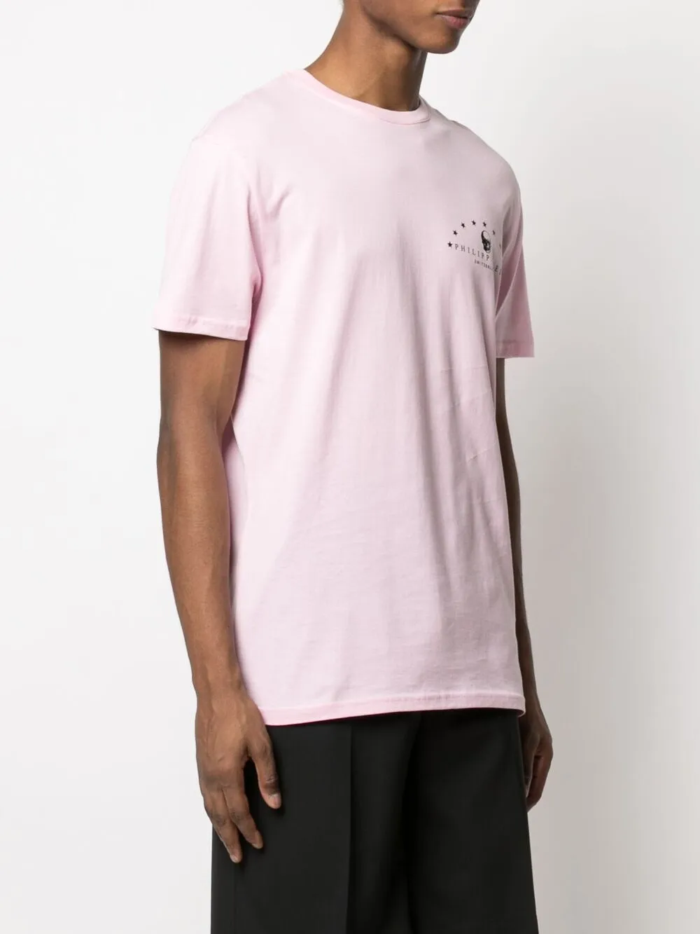 фото Philipp plein футболка с короткими рукавами и принтом skull