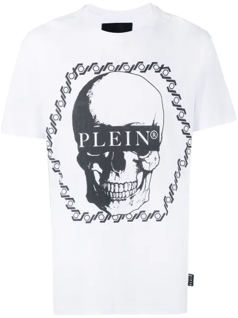 Philipp Plein playera con motivo Skull