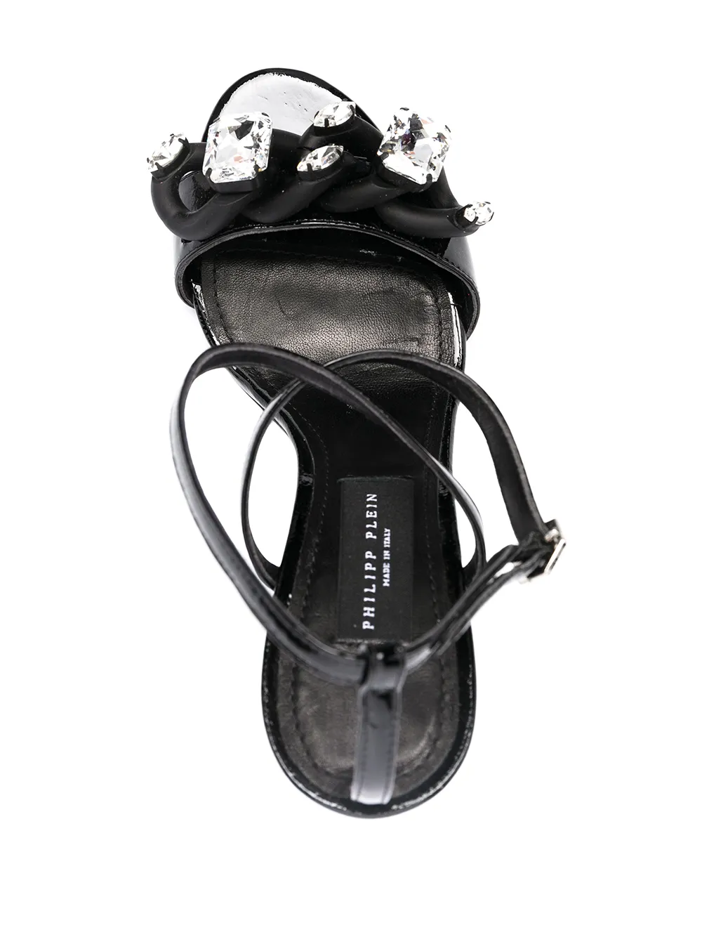 фото Philipp plein босоножки с ремешками и кристаллами