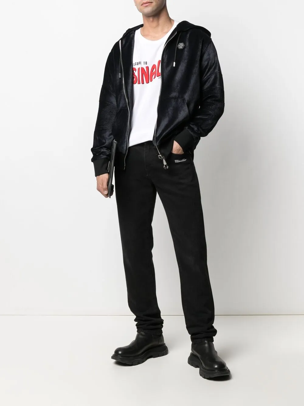 фото Philipp plein стеганое худи