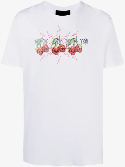 Philipp Plein playera con motivo de cerezas
