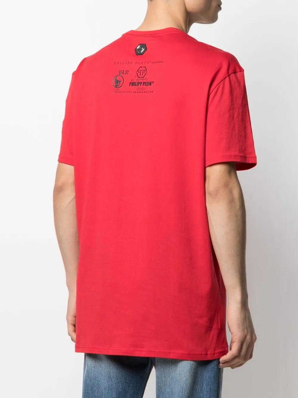 фото Philipp plein футболка с логотипом clouds