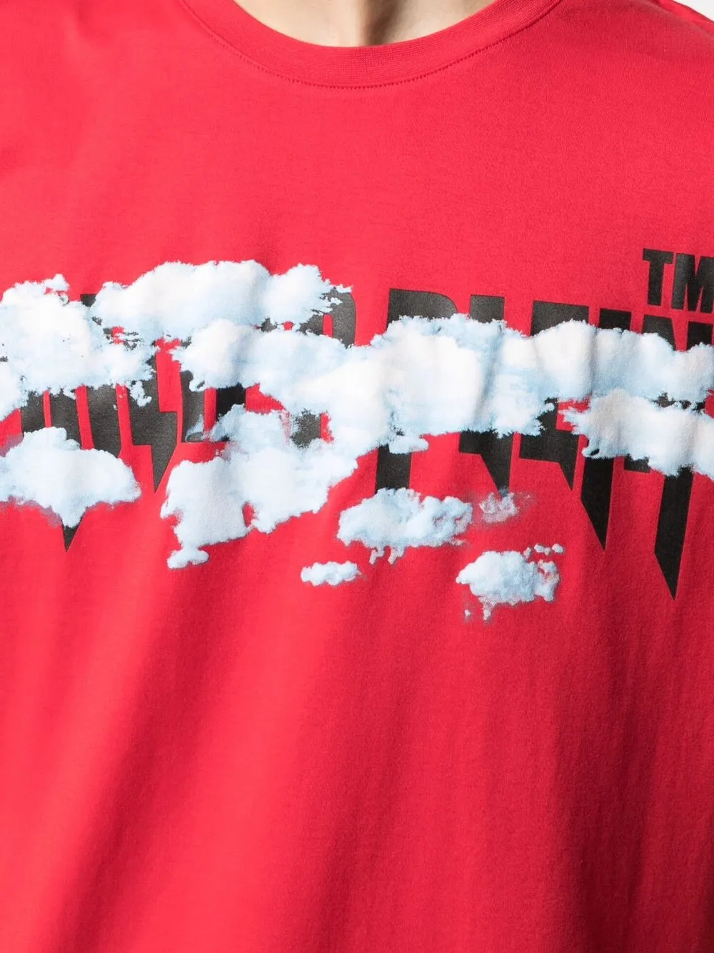 фото Philipp plein футболка с логотипом clouds