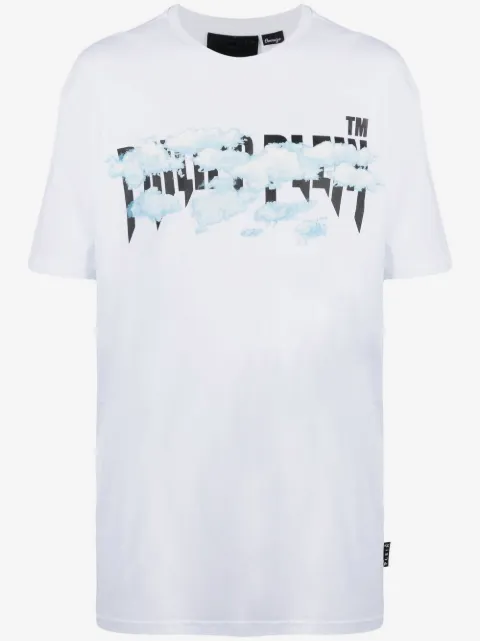Philipp Plein playera con estampado gráfico