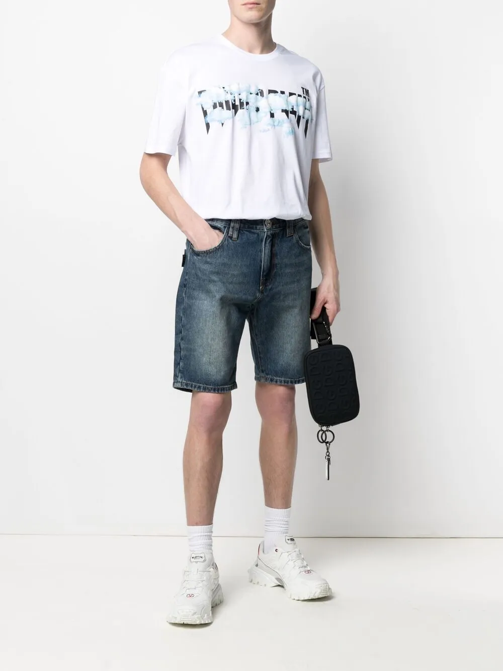 фото Philipp plein футболка с графичным принтом