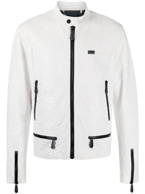 Philipp Plein contrast zip jacket