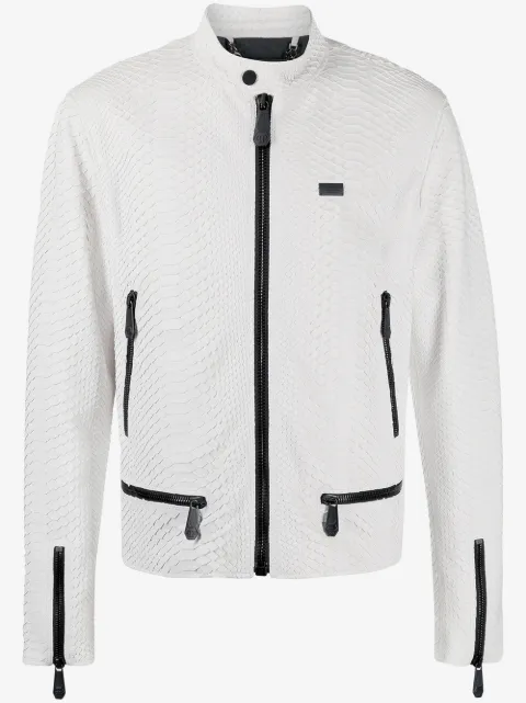 Philipp Plein leather jacket luxury