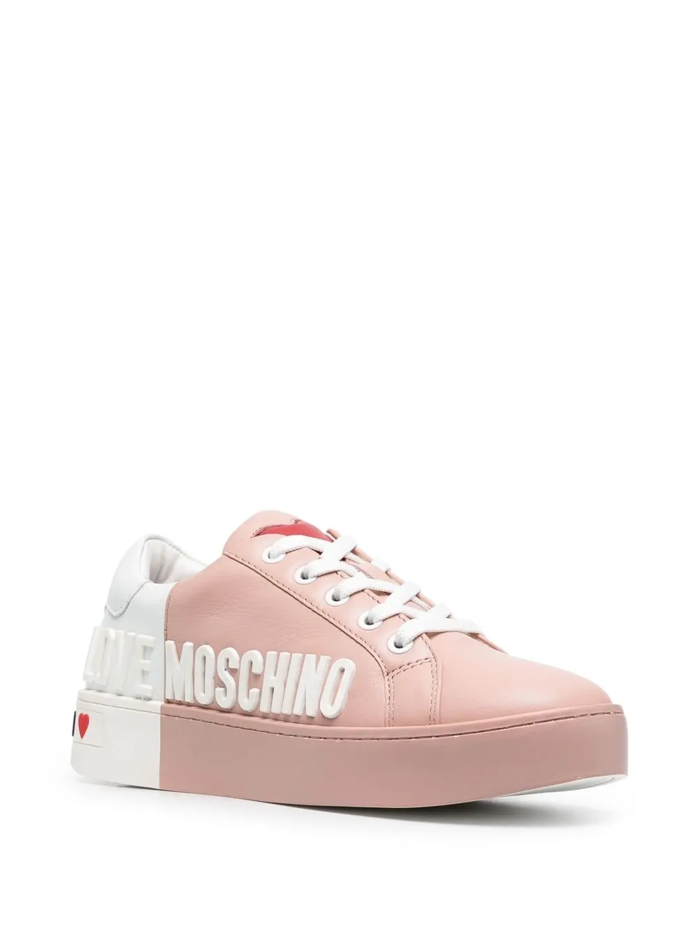 фото Love moschino кеды в стиле колор-блок