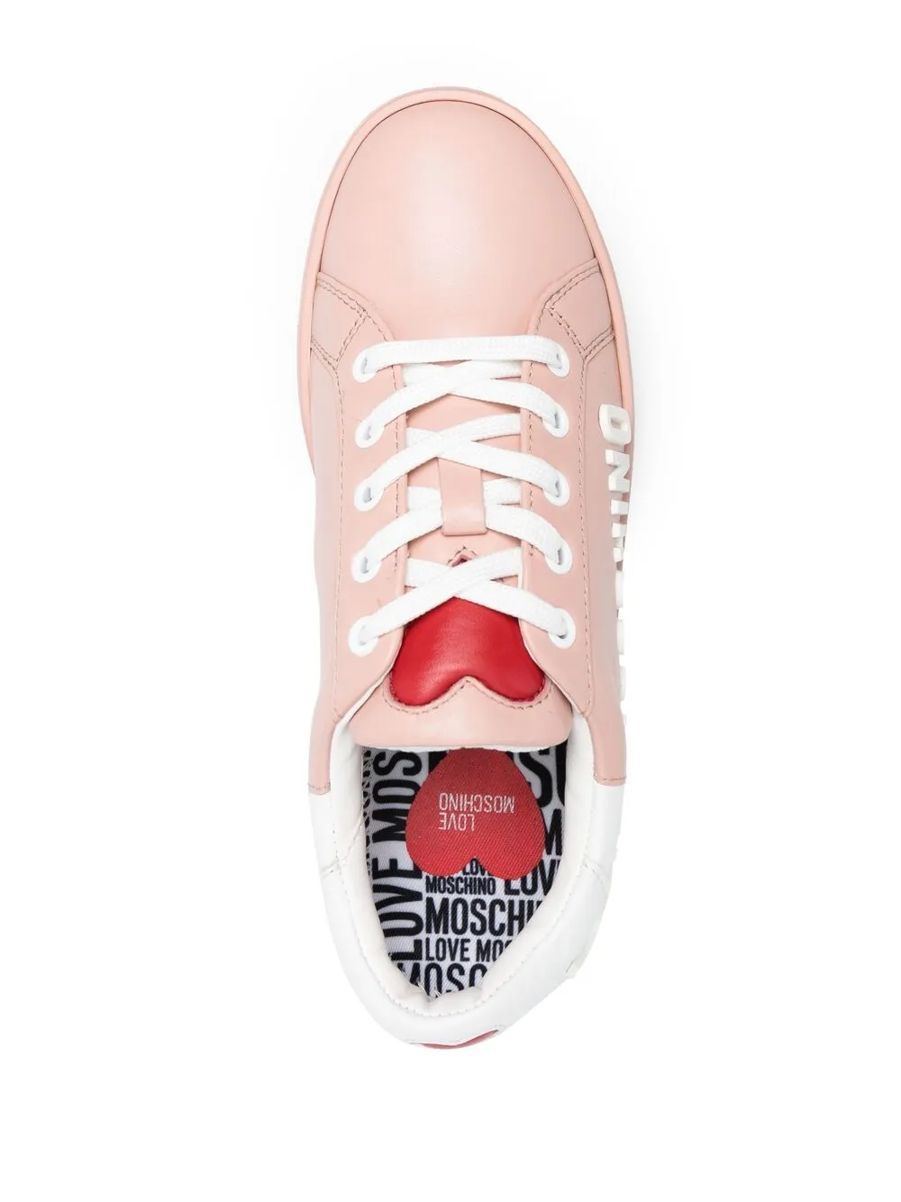 фото Love moschino кеды в стиле колор-блок