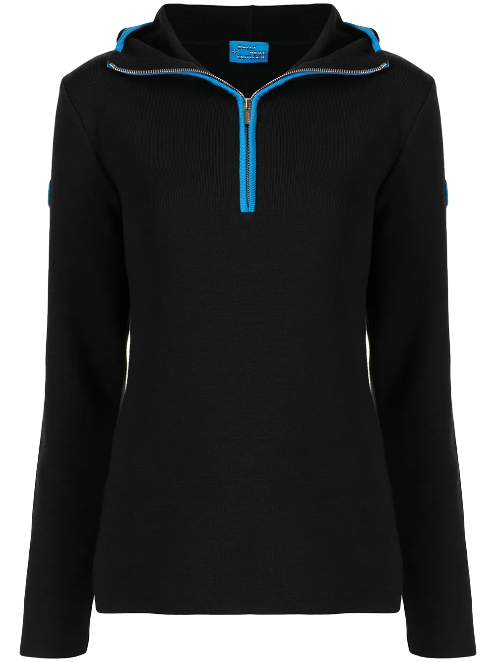 

Bally two-tone hooded jumper - Black