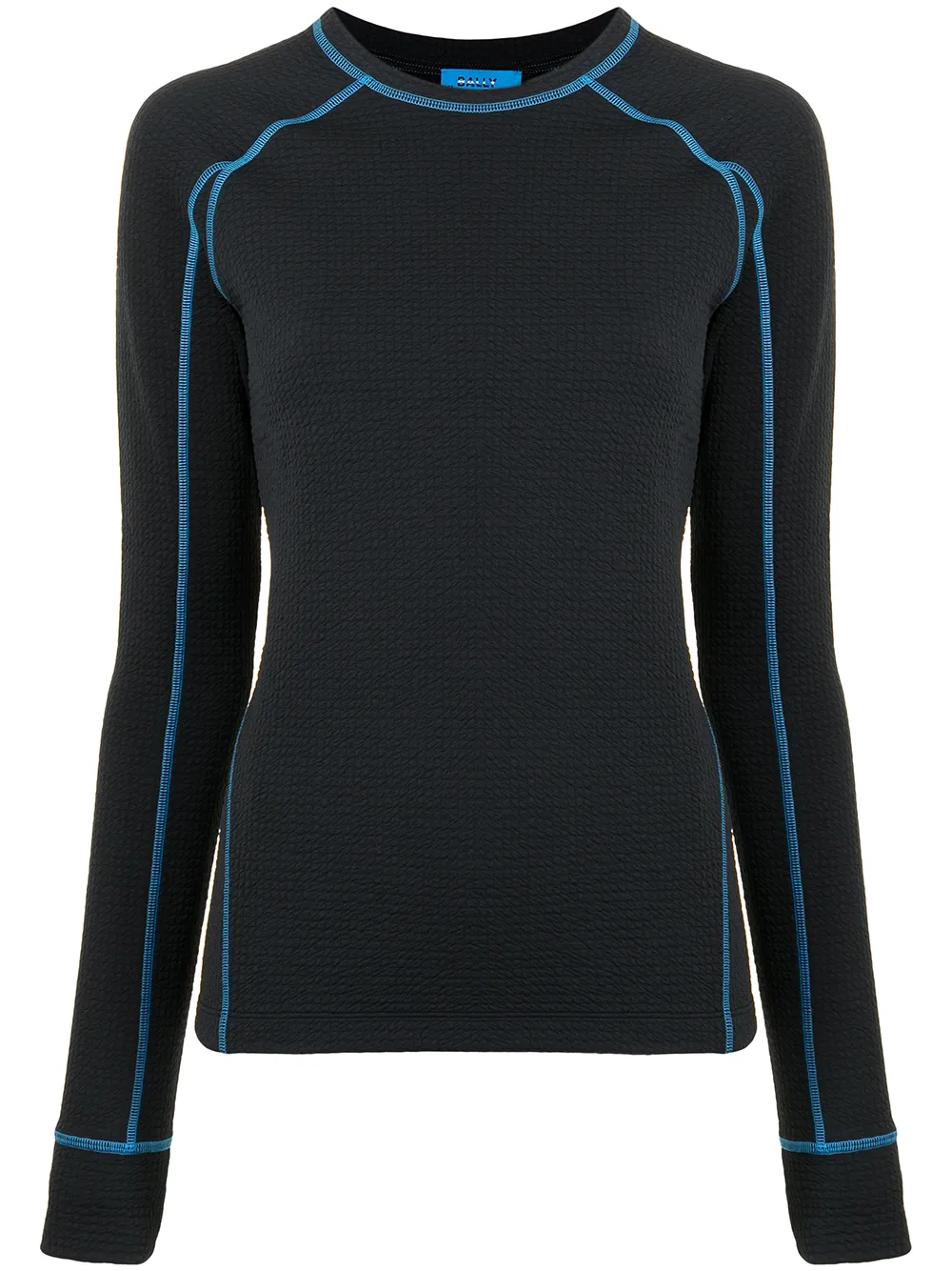 

Bally two-tone long-sleeve top - Black