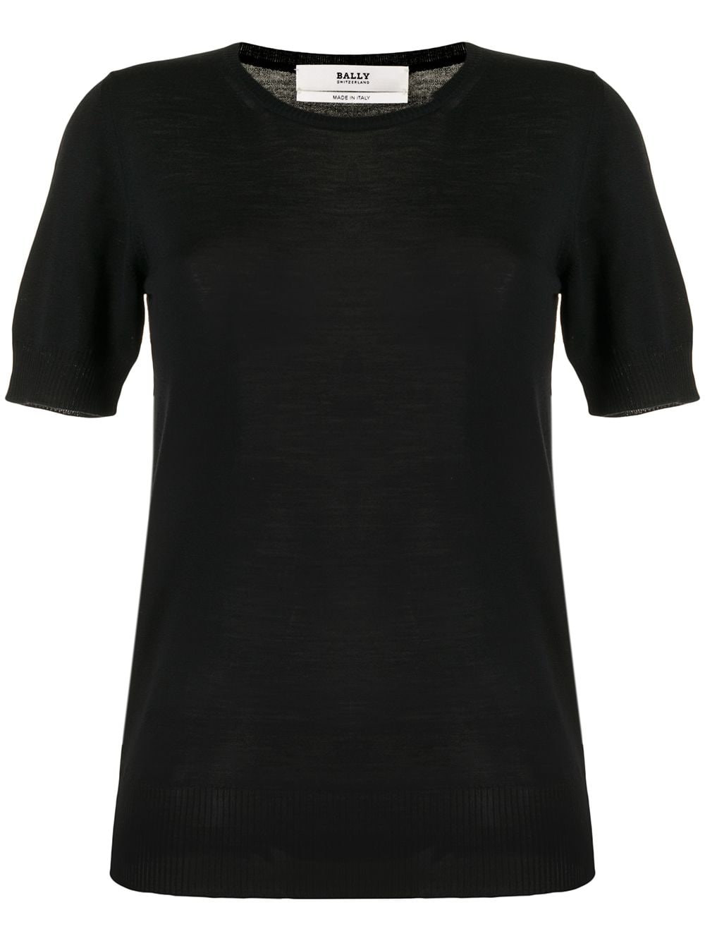 Bally Short-sleeve Jumper In Black