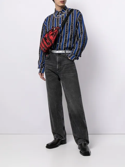 balenciaga logo jeans