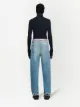 Balenciaga logo-waistband straight-leg jeans