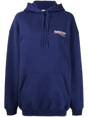 balenciaga logo print sweatshirt