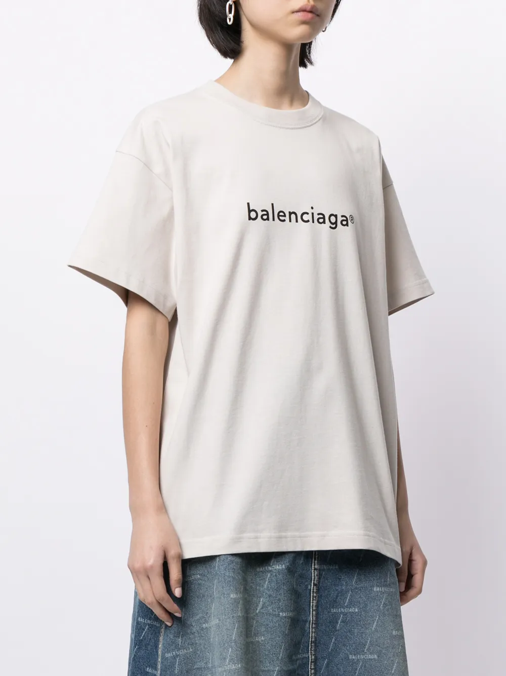 фото Balenciaga футболка с логотипом