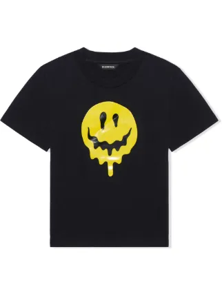 balenciaga smiley t shirt