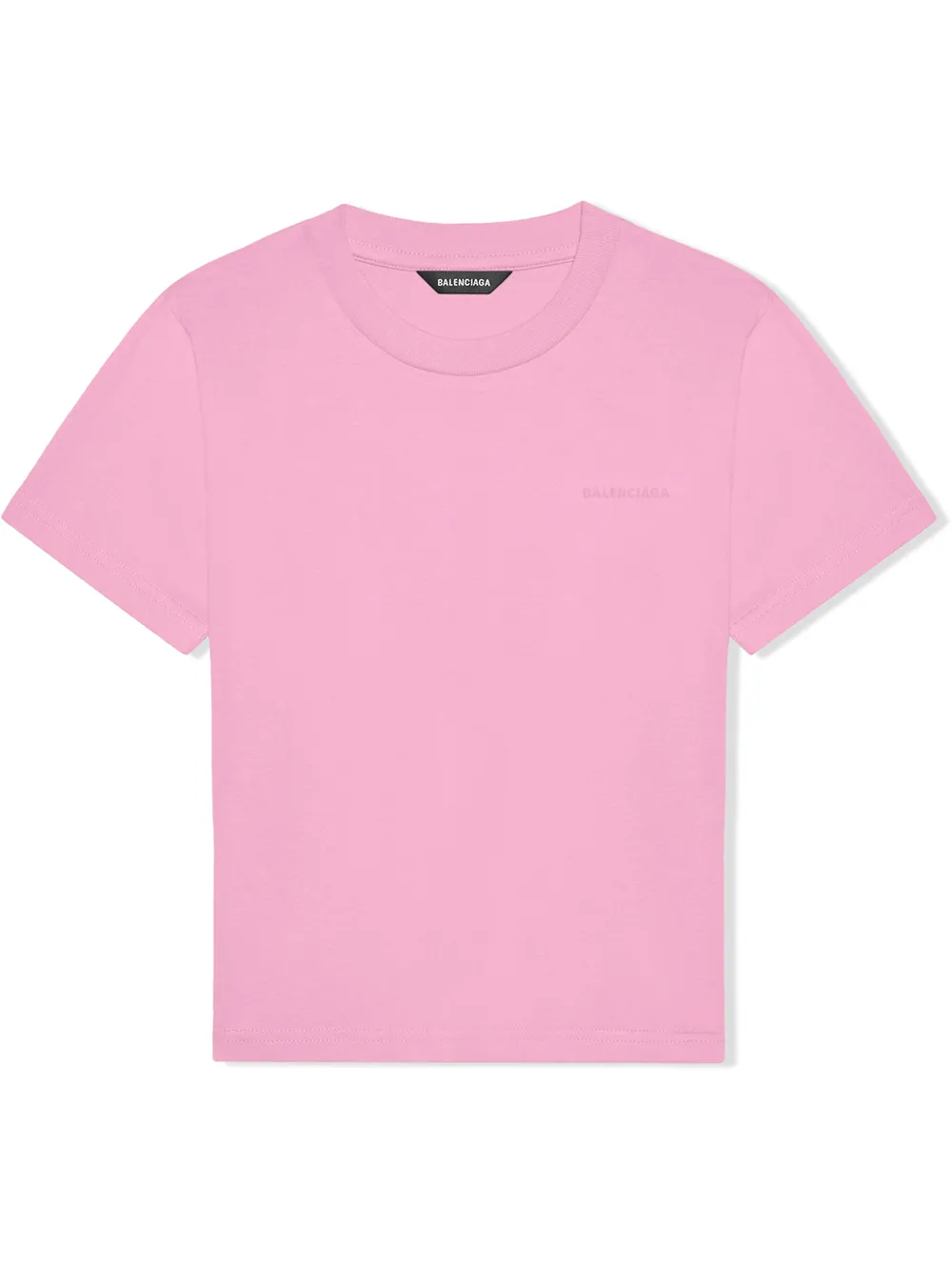 фото Balenciaga kids футболка с вышитым логотипом