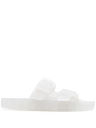 Balenciaga Mallorca Rubber Sandals White FARFETCH CA