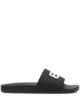 Image 1 of Balenciaga glow-in-the-dark BB logo slides