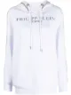 Image 1 of Philipp Plein Iconic logo-print hoodie