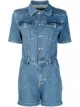 Image 1 of Philipp Plein button-through denim playsuit