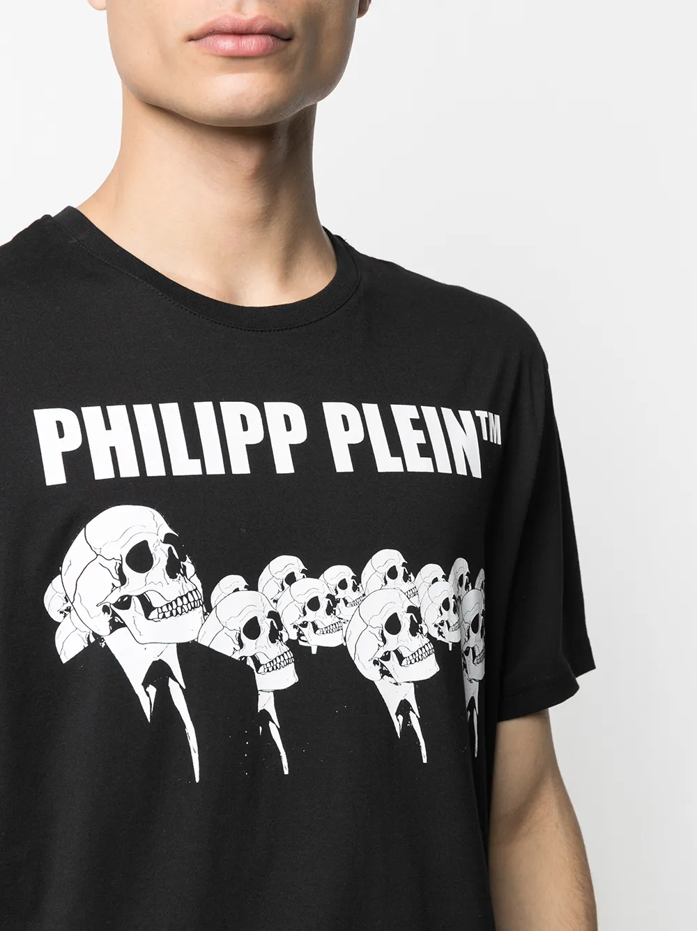 фото Philipp plein футболка с логотипом skull