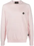 Philipp Plein logo-patch sweatshirt - Pink