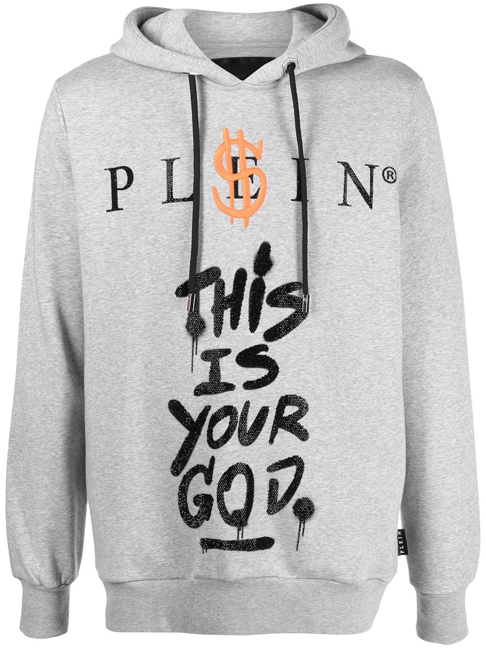 фото Philipp plein худи с принтом this is your god