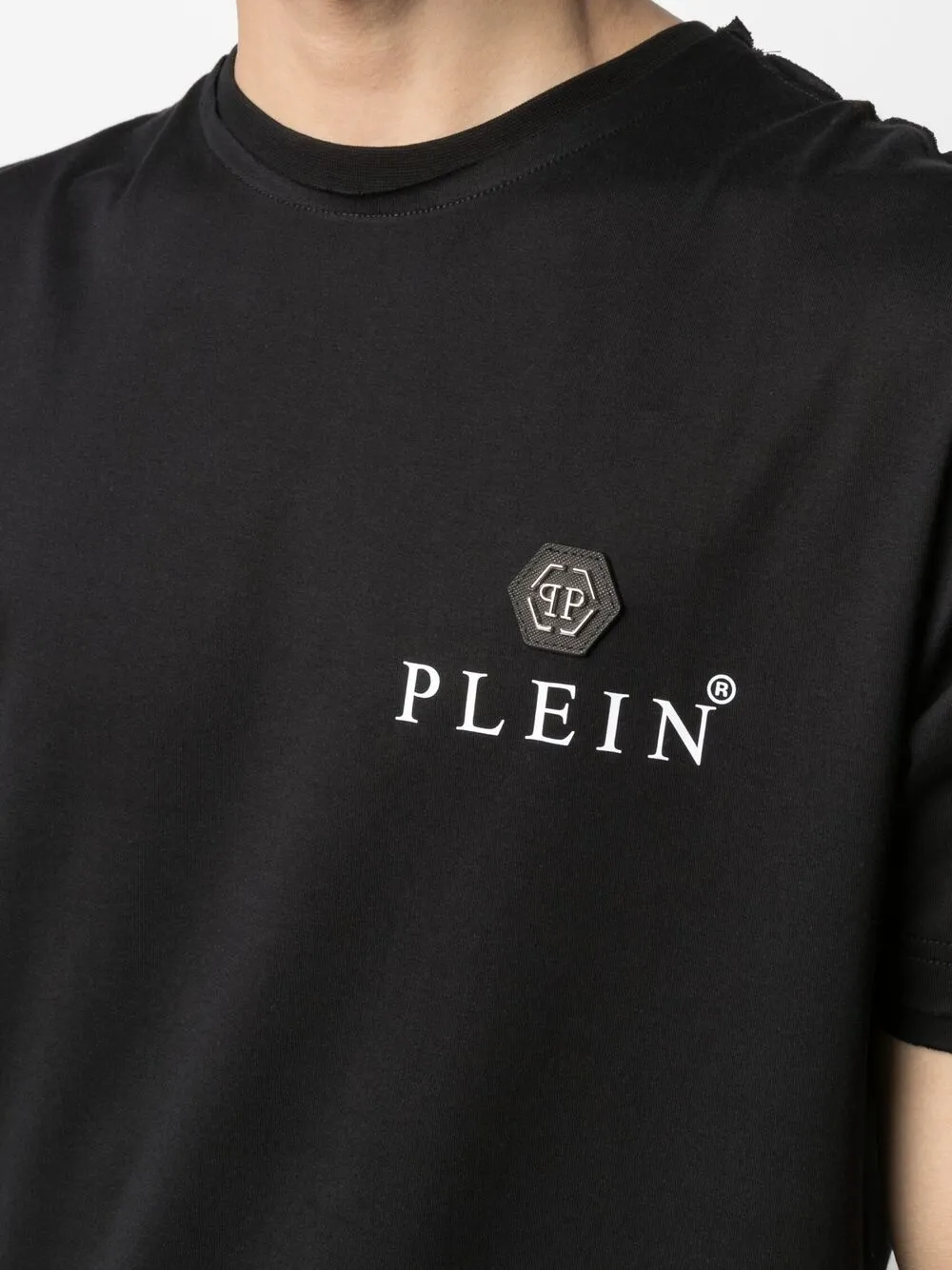 фото Philipp plein футболка с логотипом iconic plein