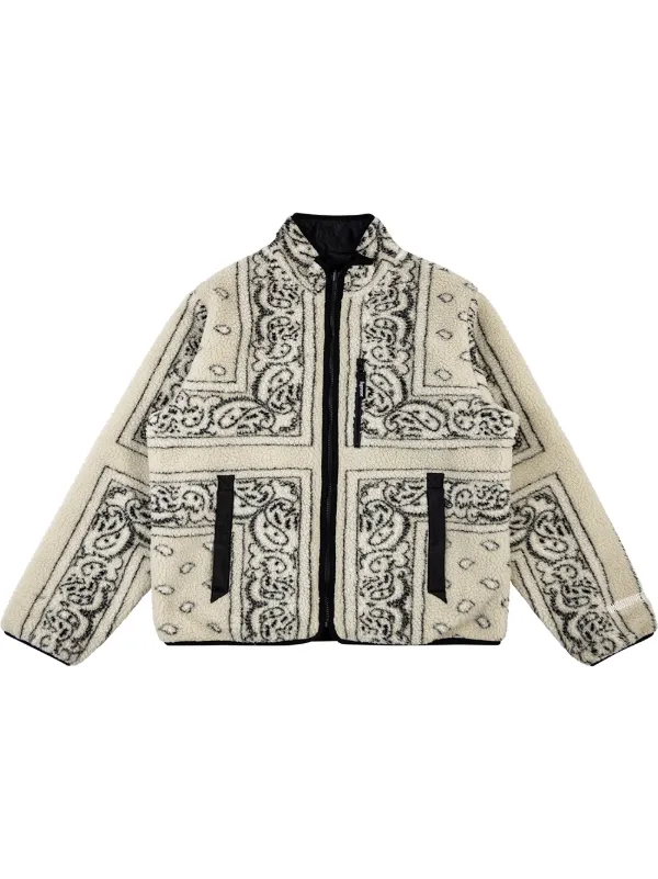 Supreme Reversible Bandana Fleece Jacket - Farfetch