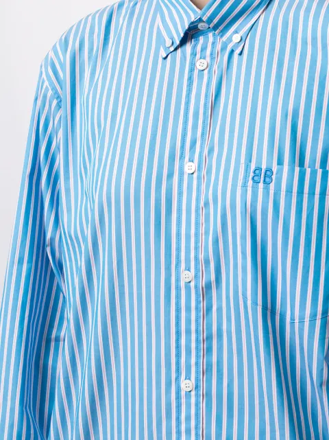 balenciaga button down shirt