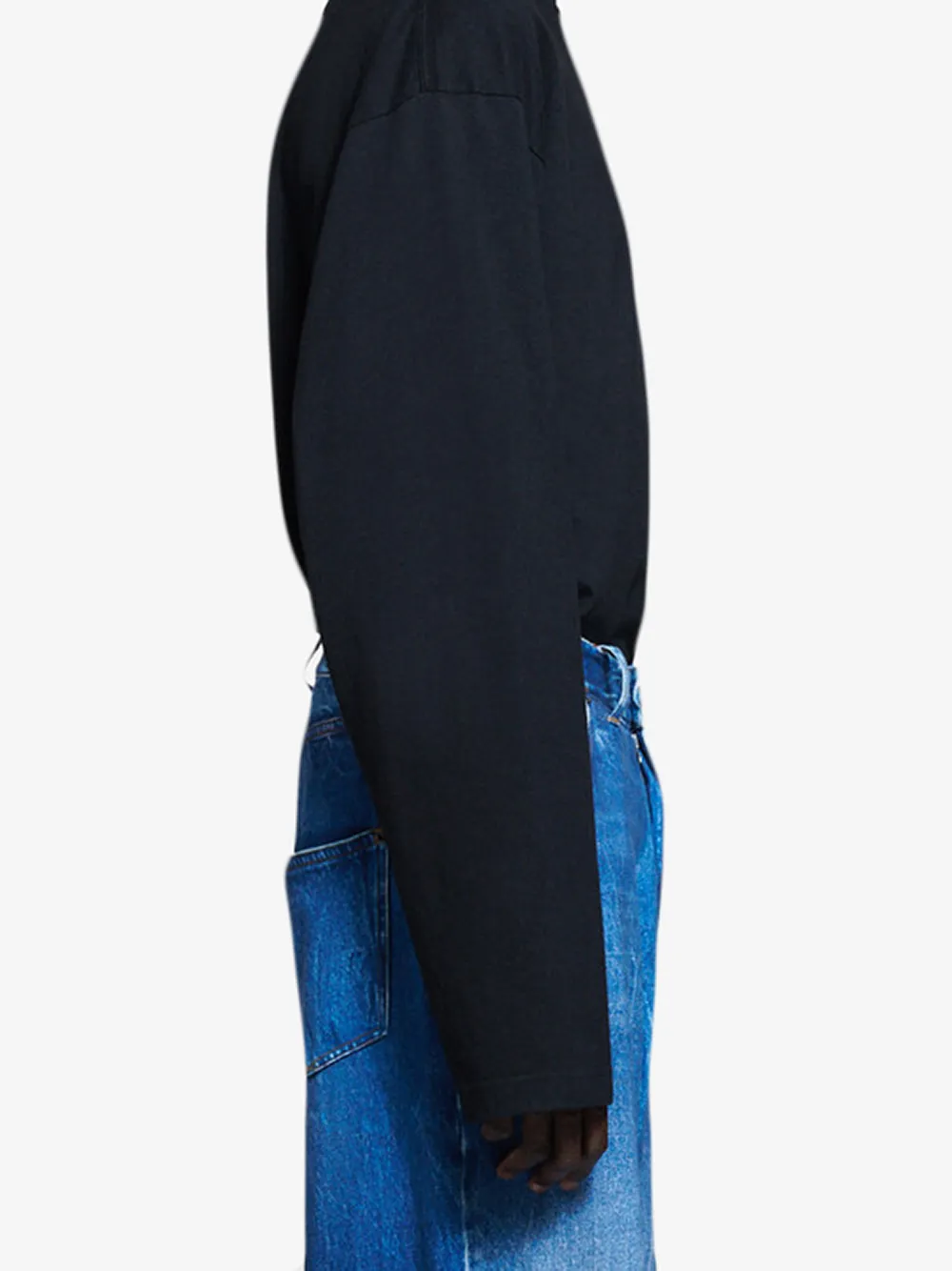 фото Balenciaga джинсы свободного кроя