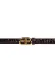 Balenciaga BB croc-effect leather belt