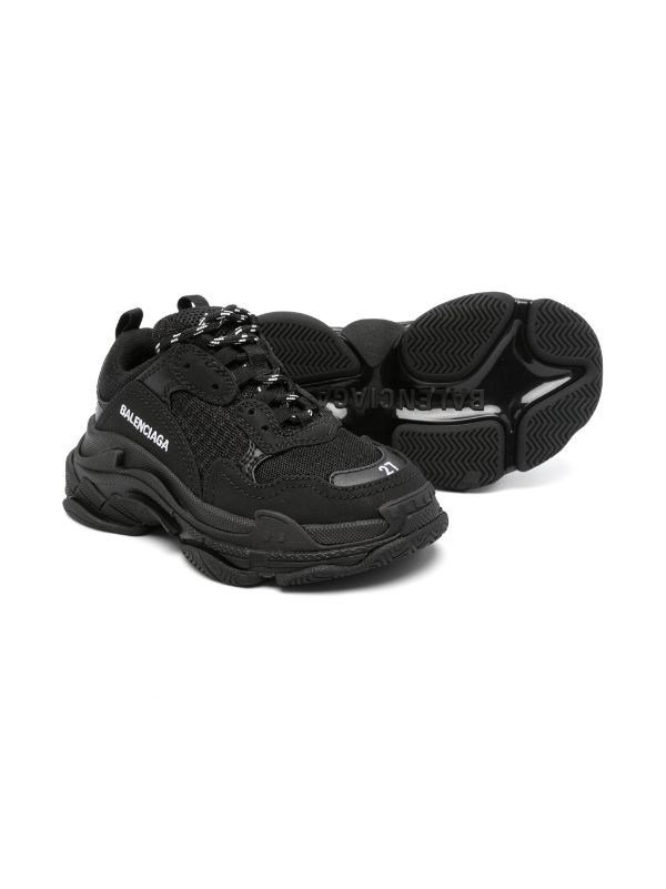 Balenciaga Kids Baskets Triple S Noir FARFETCH DZ