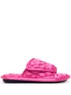 Image 1 of Balenciaga quilted logo-embroidered slides
