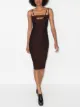 Image 2 of Isa Boulder open-back knitted dress