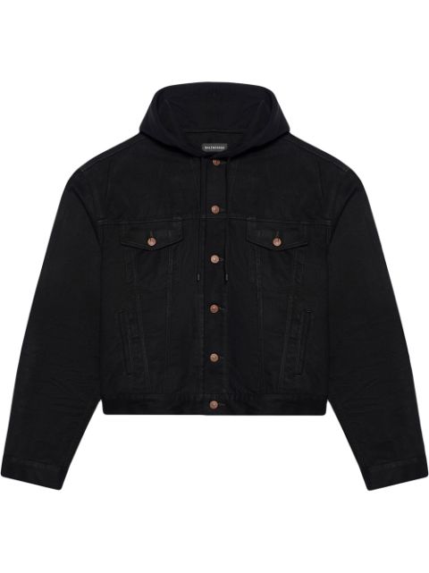 Balenciaga hooded shirt jacket Men