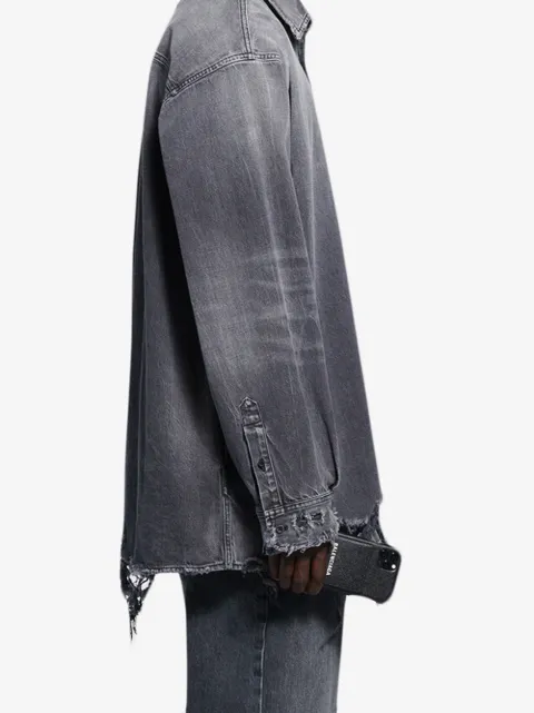 balenciaga destroyed t shirt