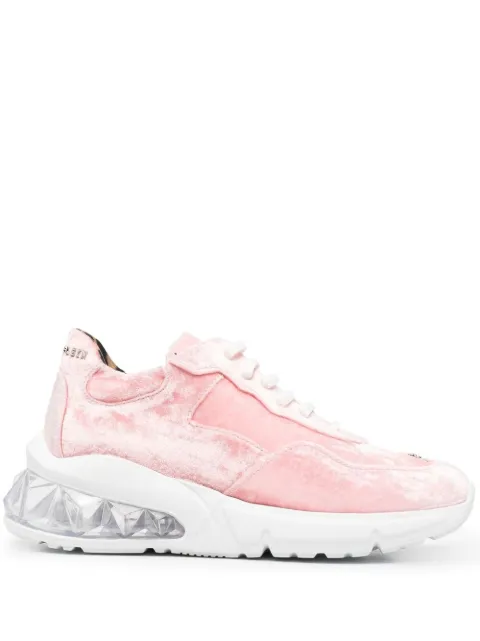 Philipp Plein velvet low-top sneakers