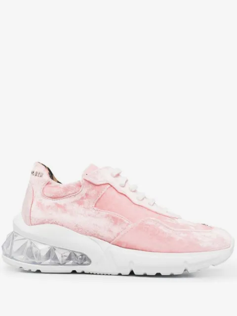 Philipp Plein zapatillas bajas de terciopelo